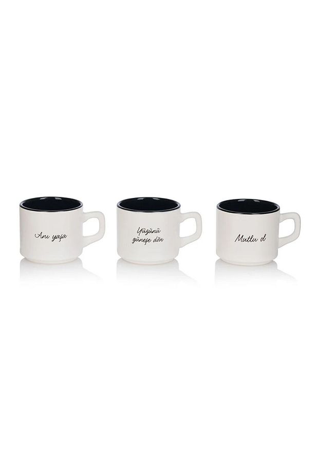 LCW HOME Seramik Kupa Seti 3'lü 180 Ml - 5