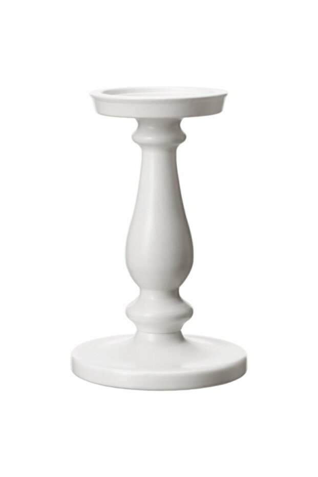 Beyaz Şamdan 21 Cm - 1
