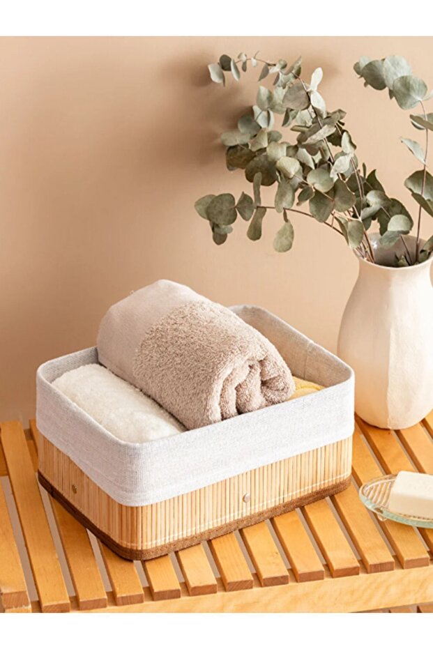 سلة من الخيزران قابلة للطي من LCW HOME