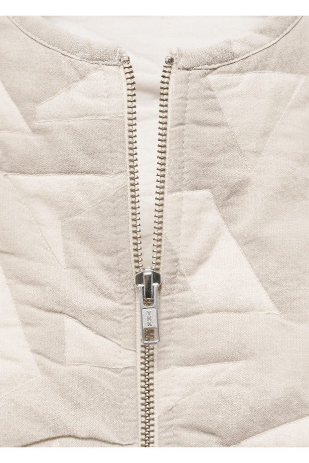 Pamuklu kapitone ceket - 7