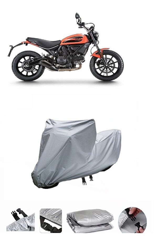 Ducati Scrambler Sixty2 Motorcycle Cover - NOT COMPATIBLE WITH REAR Bag