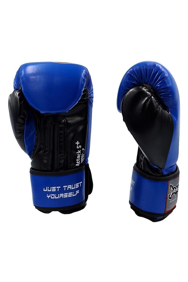 Attack 5 Plus Kick Boks Eldiveni Profesyonel Dişlik ve Boks Bandajı Boks Eldiveni Set - 3