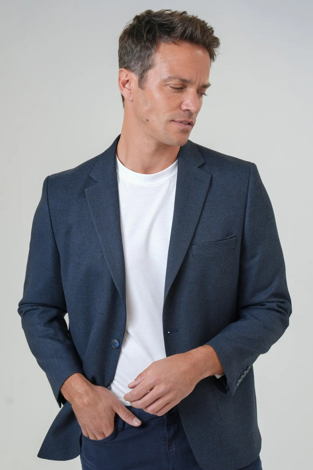 Regular Kalıp Armürlü 4 DROP Ceket - 2