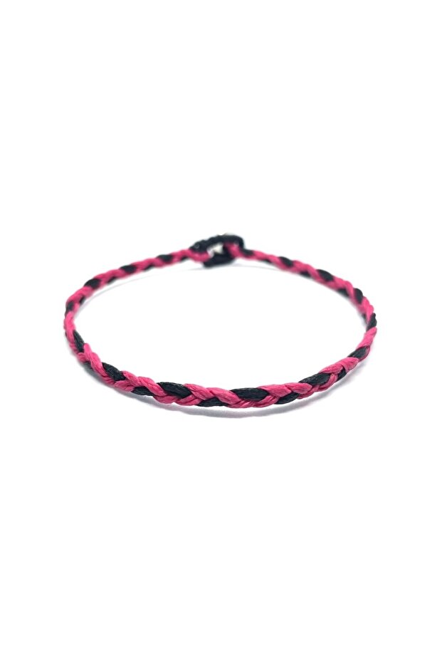 Unisex Multicolor Handmade Knitted Bracelet in Summer Colors