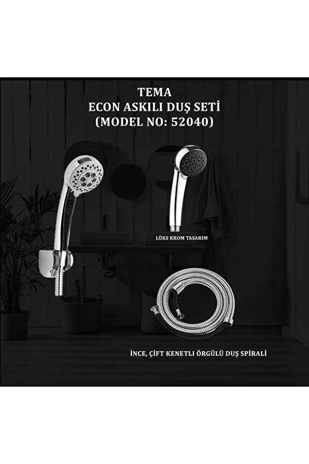 Econ Askılı Duş Seti (MODEL NO: 52040) - 3