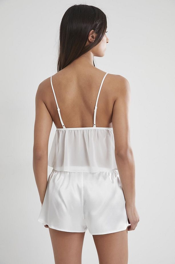 Saten Dantelli Şort - Babydoll Takım - 450 - 4
