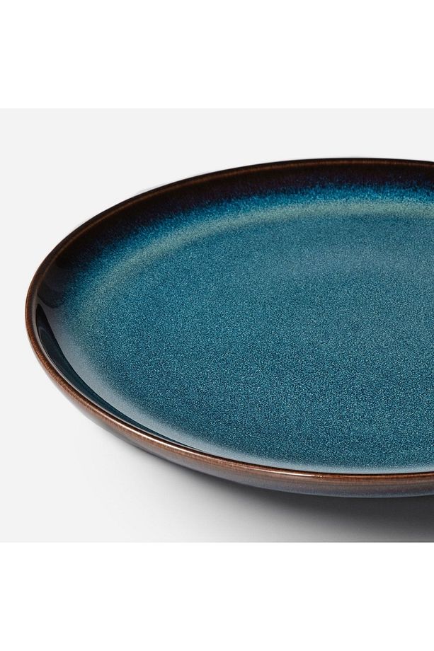 Galdelig 4 Lü Servis Tabağı, Düz Tabak Seti Mavi 25cm - 5