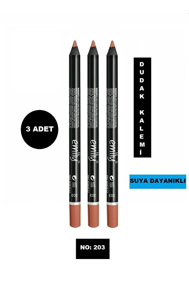 Dudak Kalemi 3'lü No:203 - 1