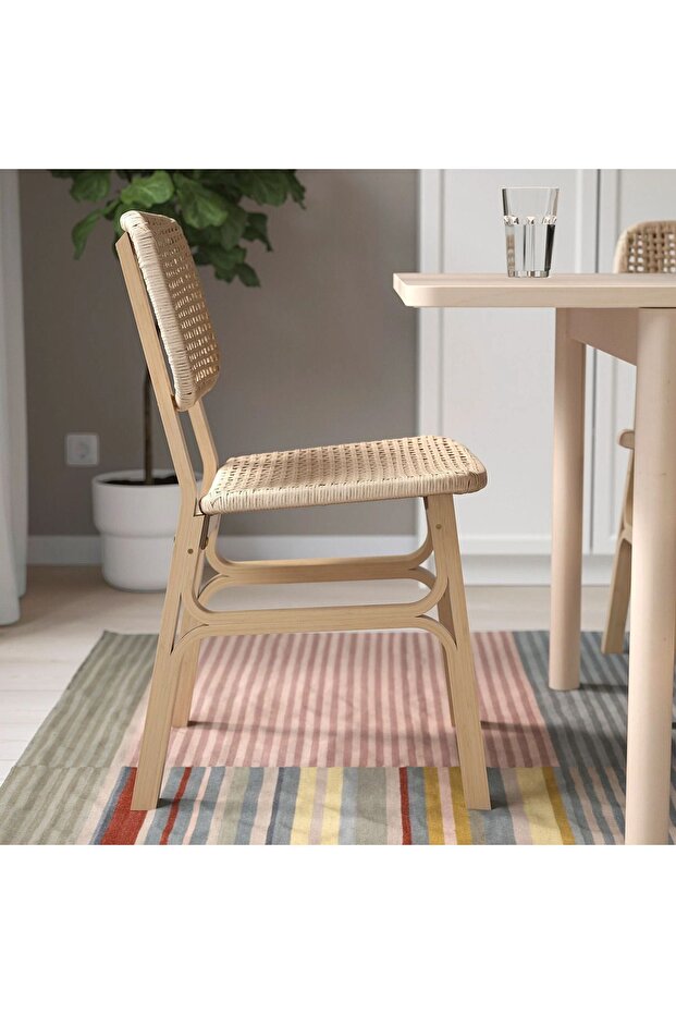 AKDENİZ BAMBU AHŞAP SANDALYE - 4