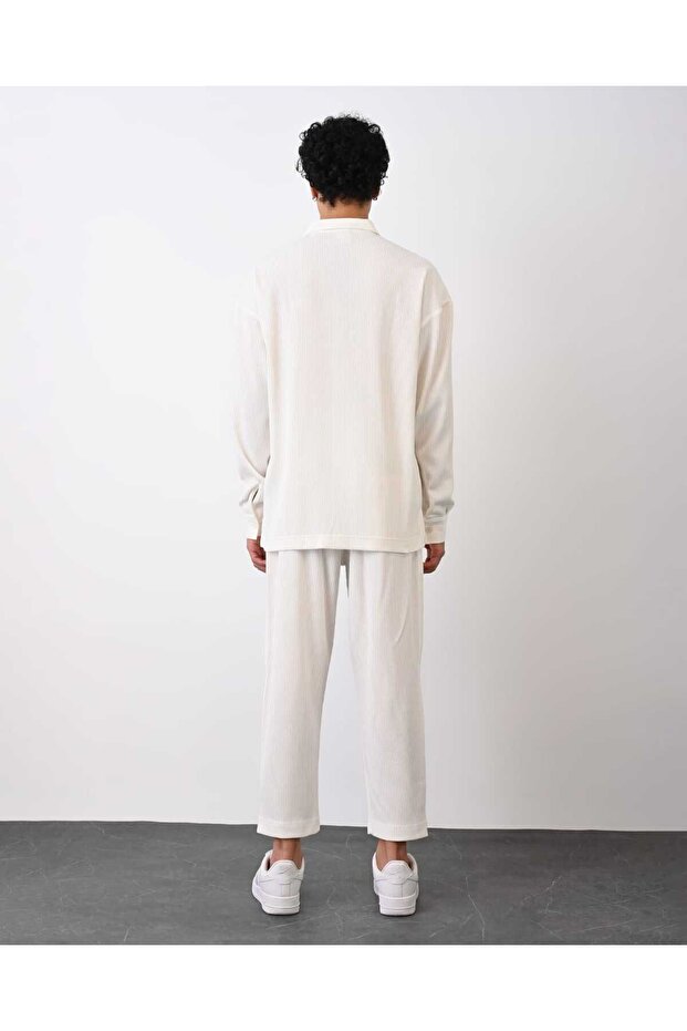 İTHAL ÇELİK ÖRME ÖZEL GÖMLEK YAKA NORMAL KESİM - 4