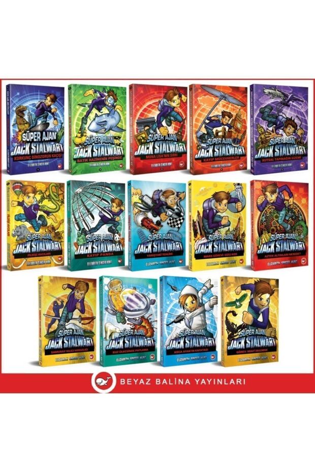 Süper Ajan Jack Stalwart Seti - (14 KİTAP)
