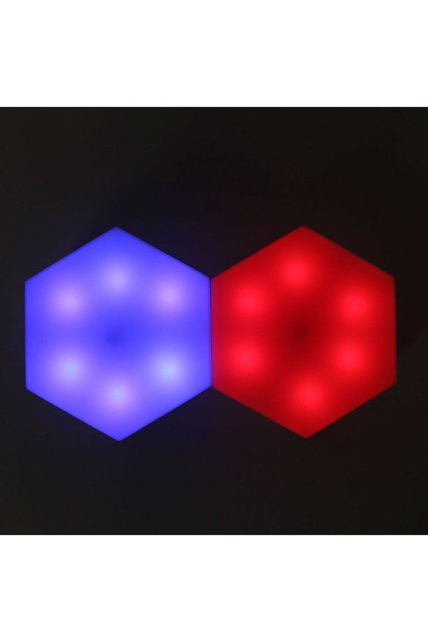 Multicolor RGB Hexagon Altıgen Led Işık - 2