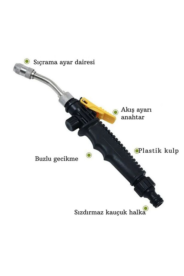 30cm Bahçe Sulama Yüksek Basınçlı Su Tabancası Oto Yıkama Ve Sulama Püskürtme Tabancası - 5