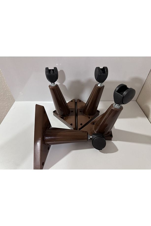 Tekerlekli Sehpa Masa Ayağı Akıllı Sehpa Ayağı, Sihirli Sehpa Ayağı Beyaz 4 Adet 360 Derece 20 Cm - 2