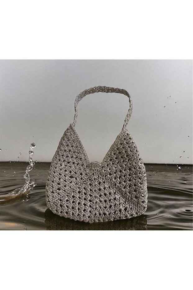 El Yapımı Kağıt Ip Çanta - 1