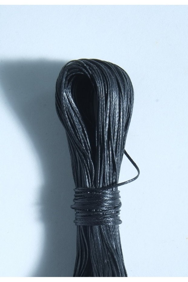 Black 20 Meters 1 mm Waxed Cord Necklace Cord Jewelry Design Cord Bracelet Cord
