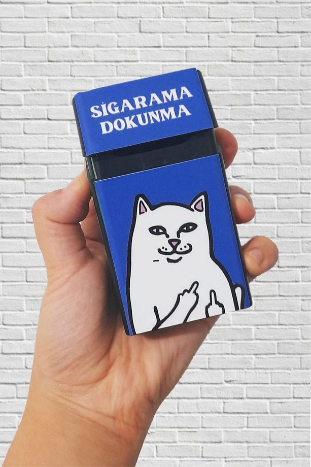 Sigarama Dokunma Mavi Standart Sigara Tabakası Kutusu - 2