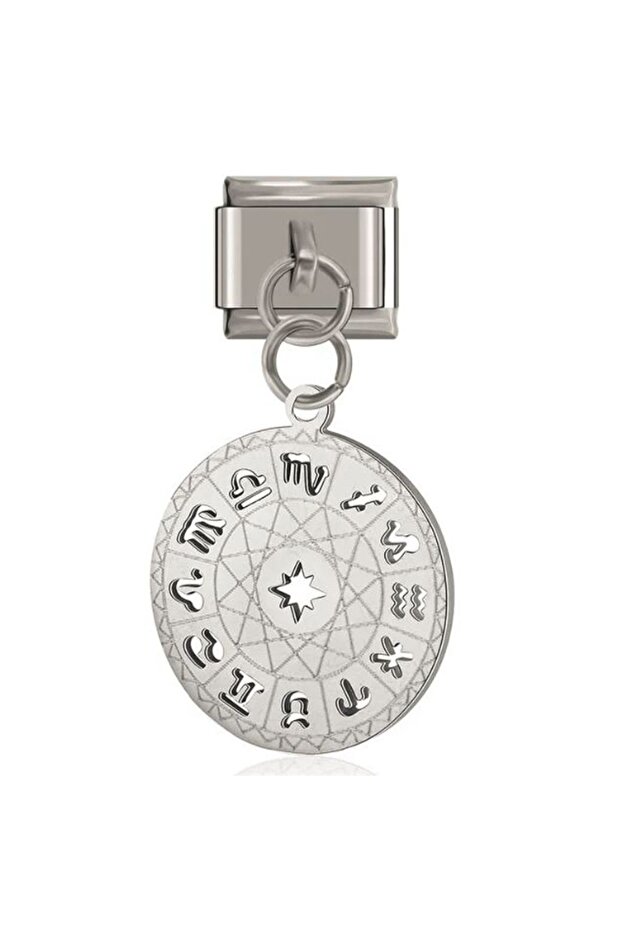 Italian Stainless Steel 9mm 12 Set Star Charm