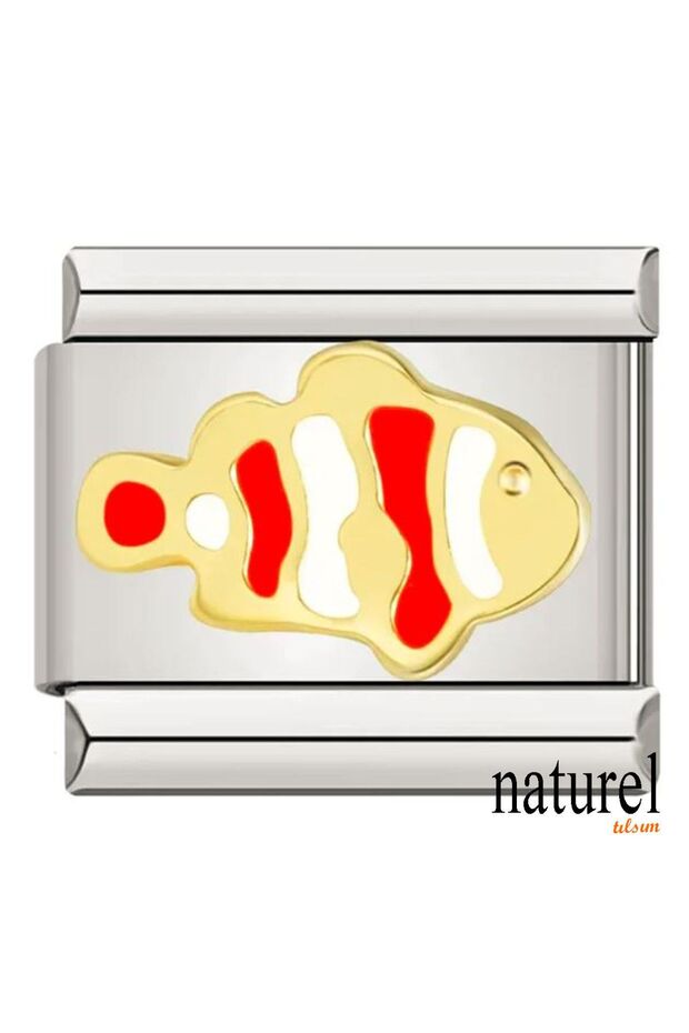 Italian Stainless Steel 9mm Fish Charm