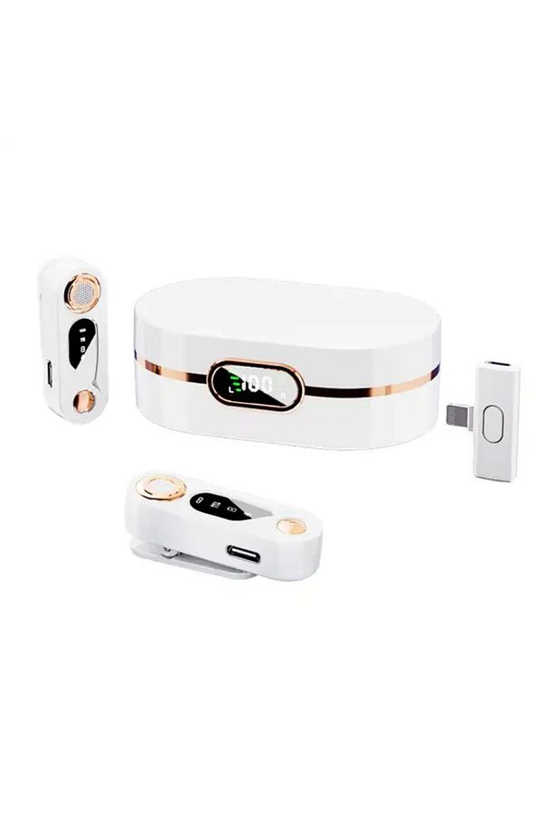 Yaka Mikrofonu Kablosuz Iphone 15 Serisi Ve Android Type-c Galaxy S23 S24 Uyumlu S36 - 6