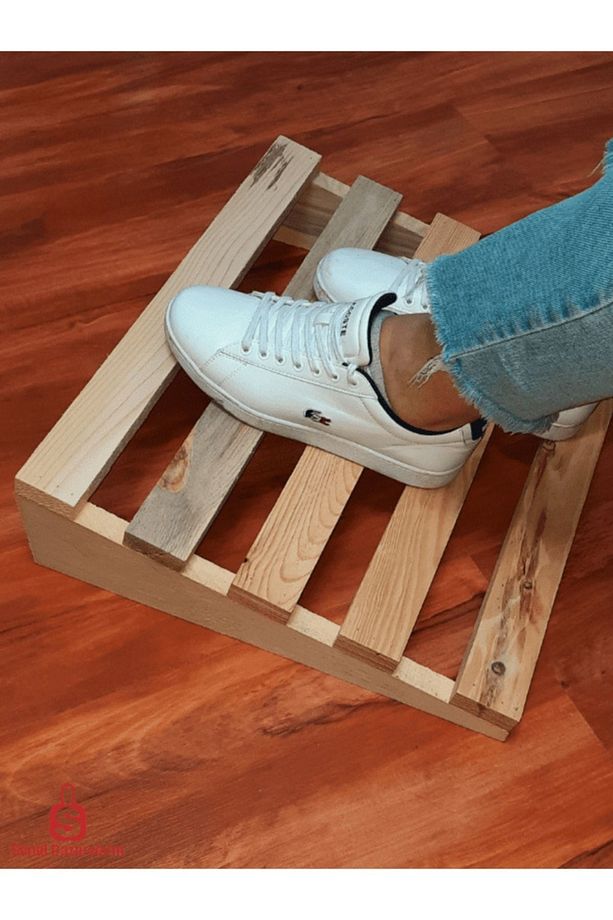 Ayak Desteği Ayaklık Masa Altı Ayaklık Ahşap Ayak Yükseltici Ayak Standı 40 X 50 Cm - 4