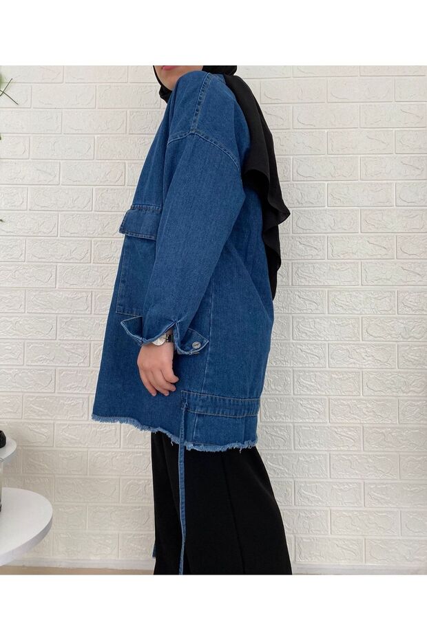 Kadın Denim Ceket - 4