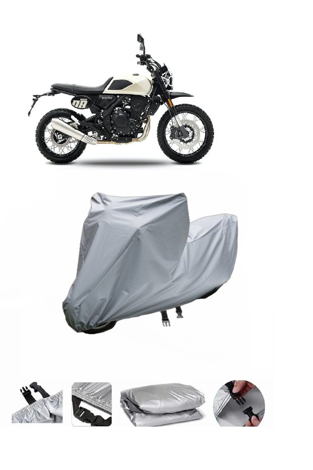 Brixton Crossfire 500 XC Motorcycle Cover - NOT COMPATIBLE WITH REAR Bag .