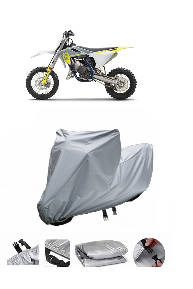 Ultra-thick motorcycle cover compatible with Husqvarna TC 65 Bag .