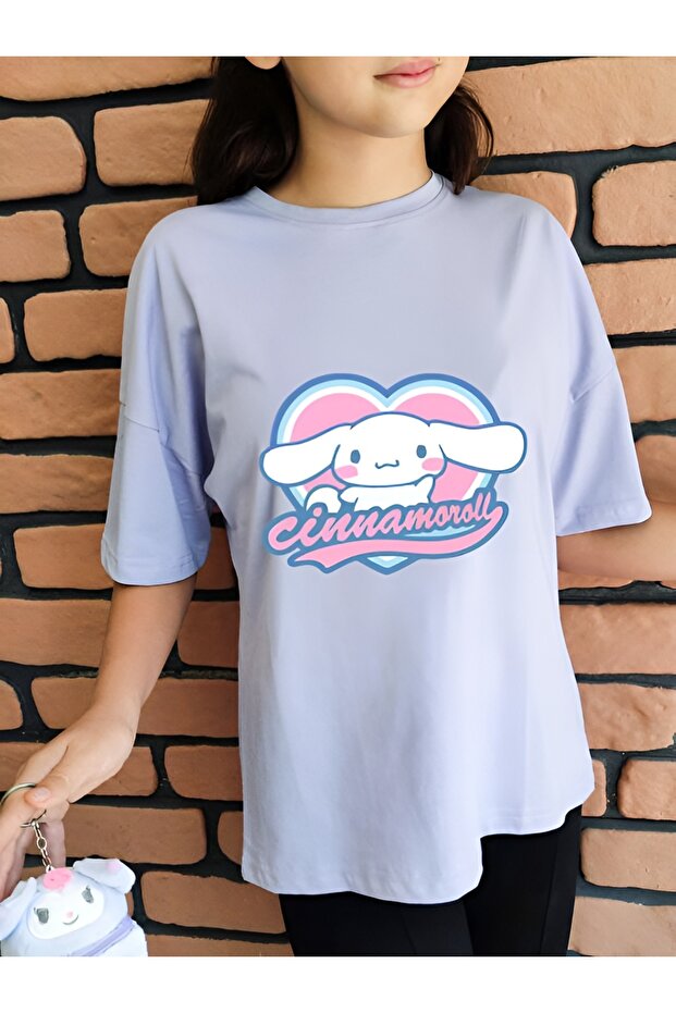 Heart Printed Girl's T-Shirt