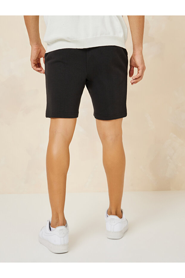 شورت بطباعة الشعار مع رباط - 4