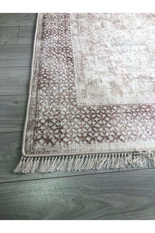 Dijital Baskı Yıkanabilir Kaymaz Taban Dekoratif Salon Mutfak Halısı Yolluk - 4