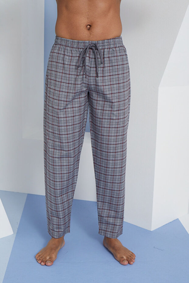 Poplin Tek Pijama Altı - 1