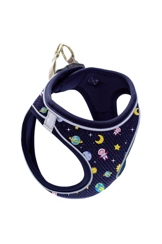 حزام Mita Air Mesh للكلاب مع عاكس مزدوج، مساحة مضادة للتعرق / مساحة L