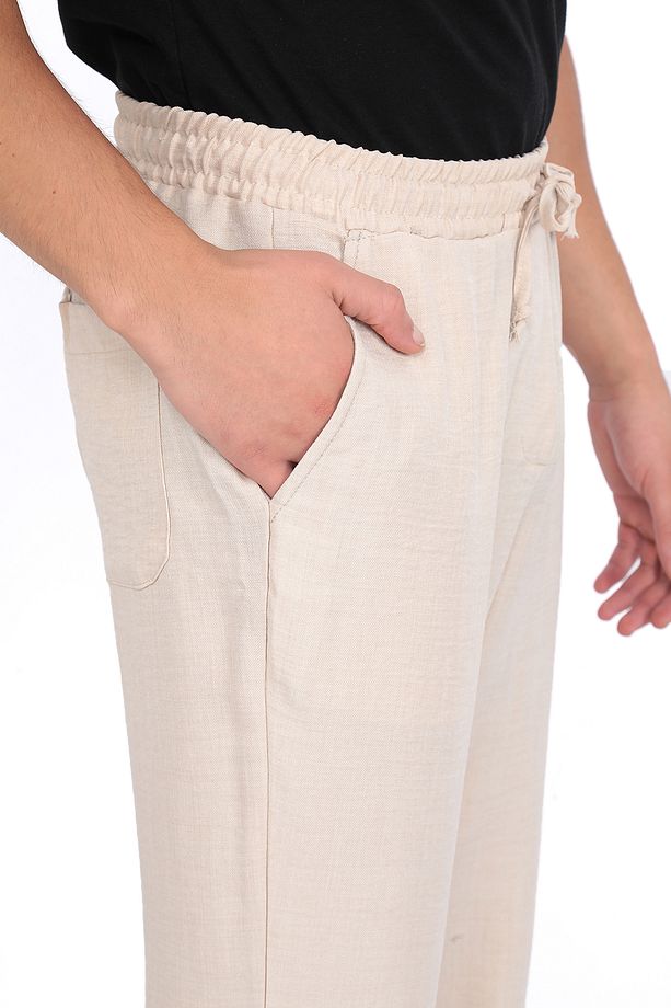 Erkek Pantolon Yandan Cepli, İster Klasik İster Spor Günlük Pantolon - 1