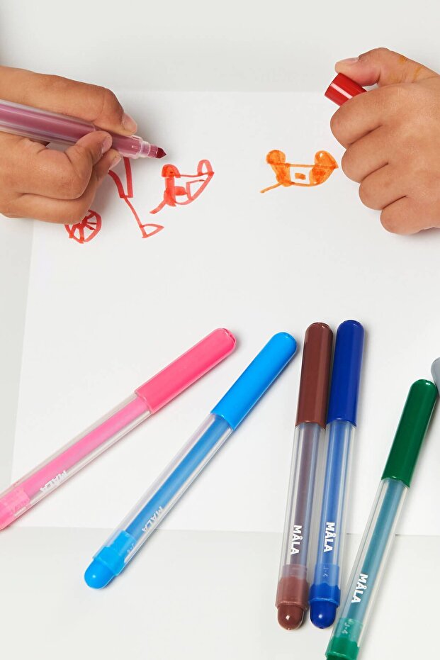 Mala Felt Tip Pen Set 12A Det