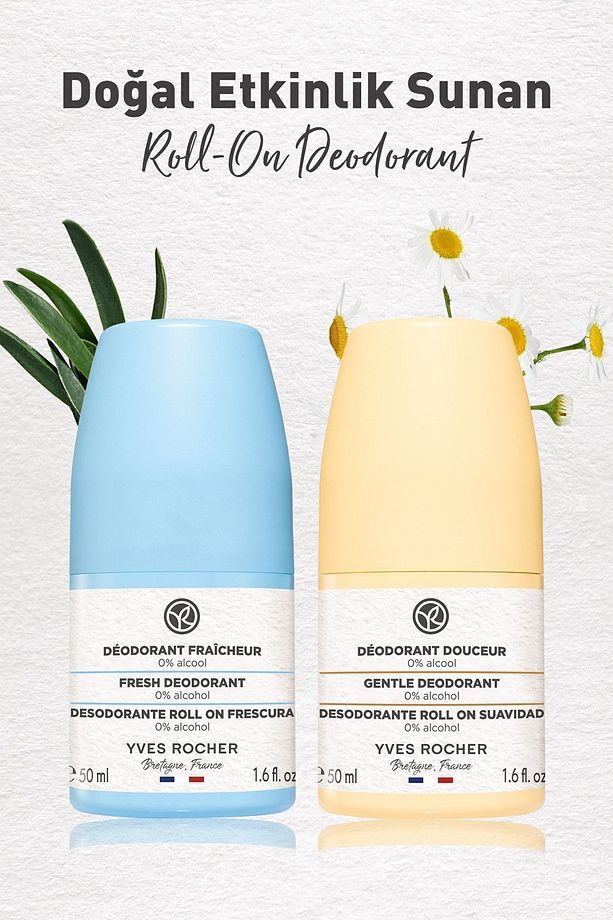 Unisex Roll-on Deodorant: Organik Edülis- 50 Ml-6313 - 6
