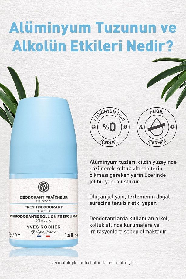 Unisex Roll-on Deodorant: Organik Edülis- 50 Ml-6313 - 5