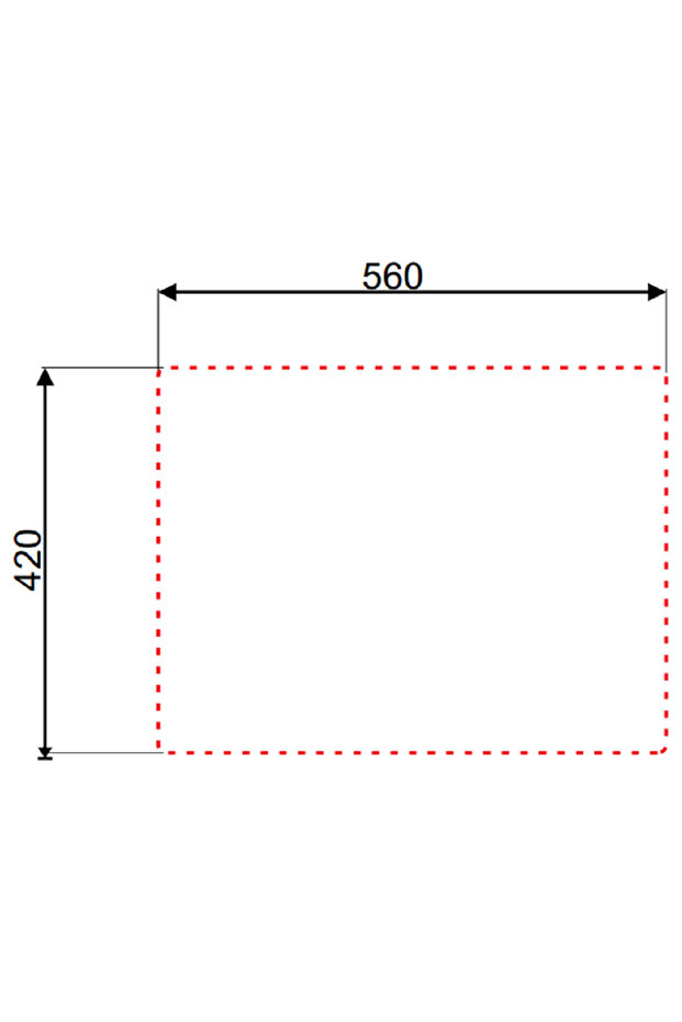 ASİL KROM AS 261-L ÇELİK EVİYE 44 X 58 (SOL) - 3