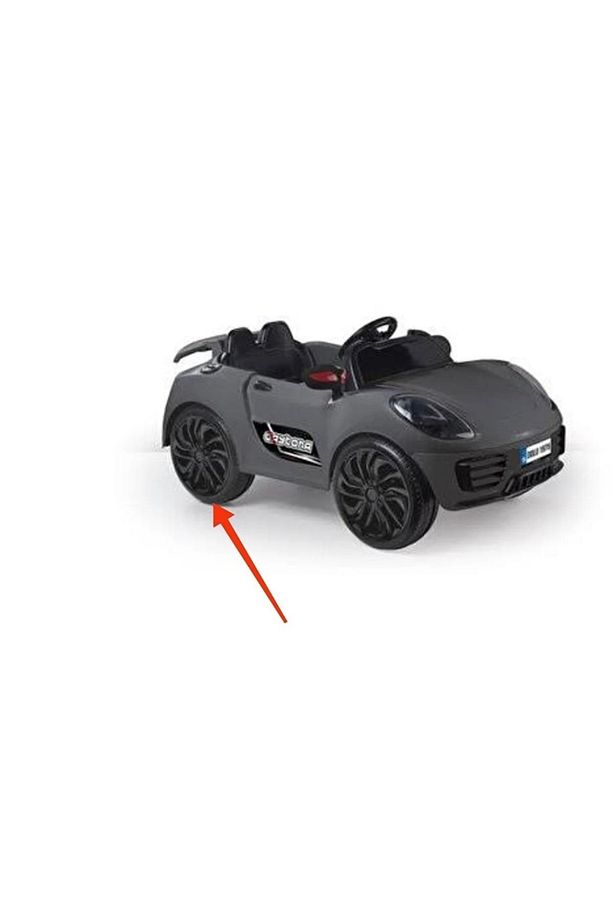 12 Volt Daytona Akülü Araba Için Bir Adet Arka Teker Şerit Siyah (JANT DAHİL DEĞİL) - 3