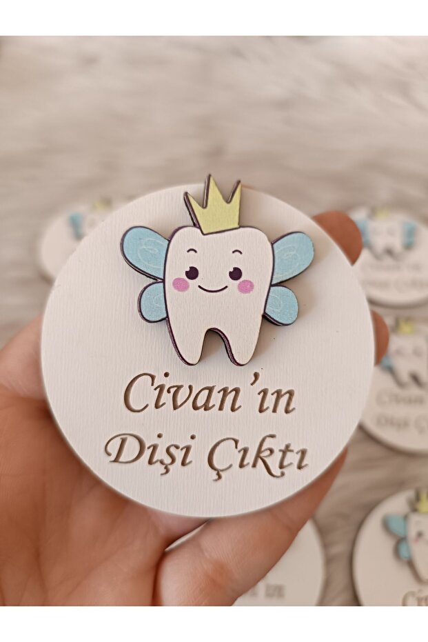 Tooth Wheat Tooth Party Newborn Birthday Magnet Gifts(10Pcs)