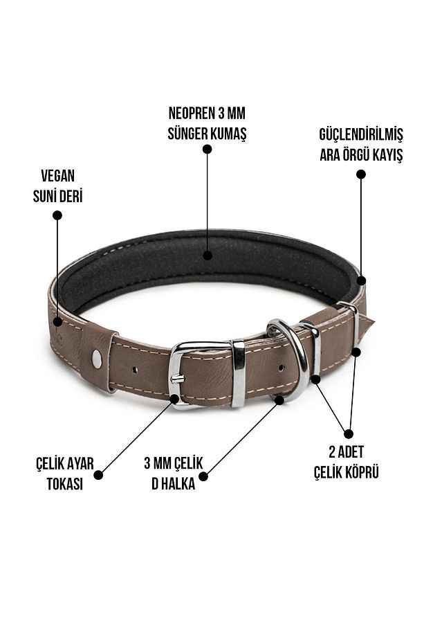 Köpek Tasması, Köpek Boyun Tasması, Büyük Ve Orta Irk Köpek Boyun Tasması - Collo - 2