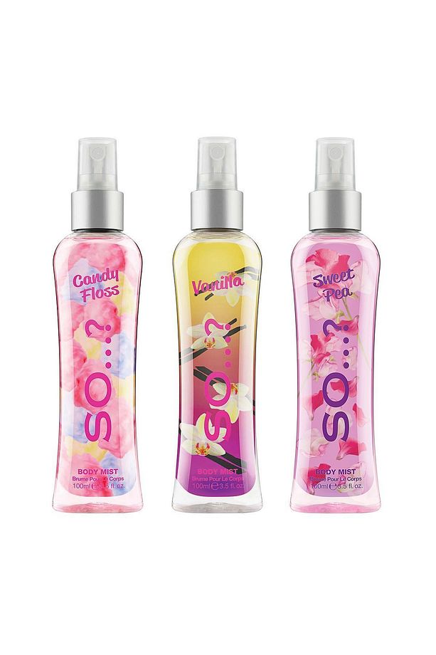 So…? Candy Floss, Vanilla (VANİLYA), Sweet Pea Vücut Spreyi 100 ml (3'LÜ SET) - 1