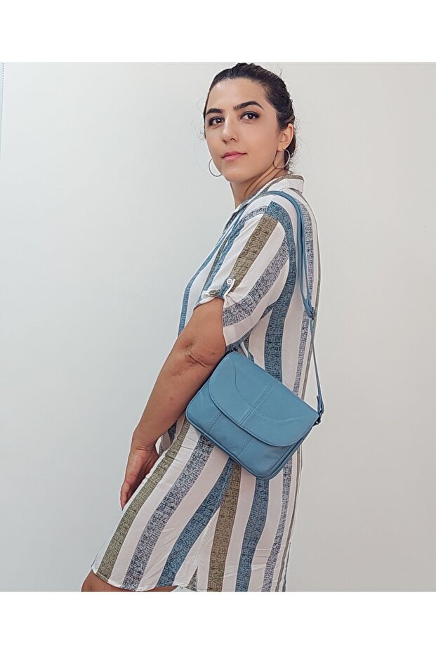 Hakiki Deri postacı çanta - 2