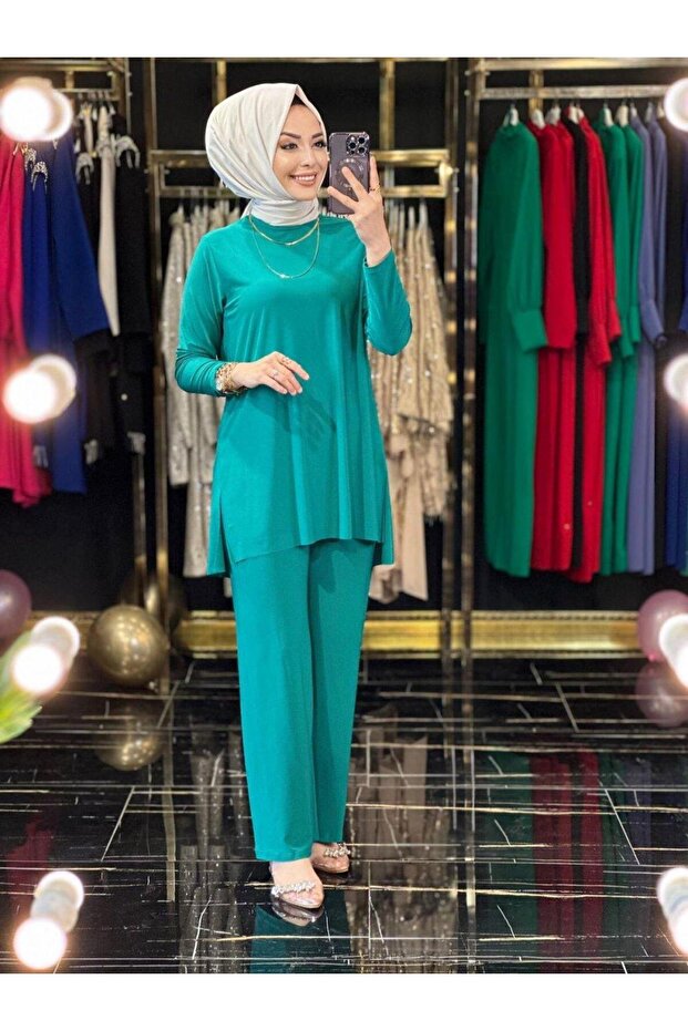 Our Pantsuit with Wonderful Sandy's Most Beautiful Colors