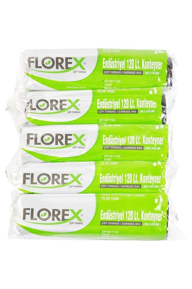 120 Lt Endüstriyel Konteyner Çöp Torbası Çöp Poşeti 90x125 Cm 1 Koli 20 Rulo 100 Adet - 2
