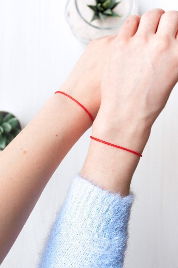 Red String Kırmızı Ip Çift Bileklik - 1