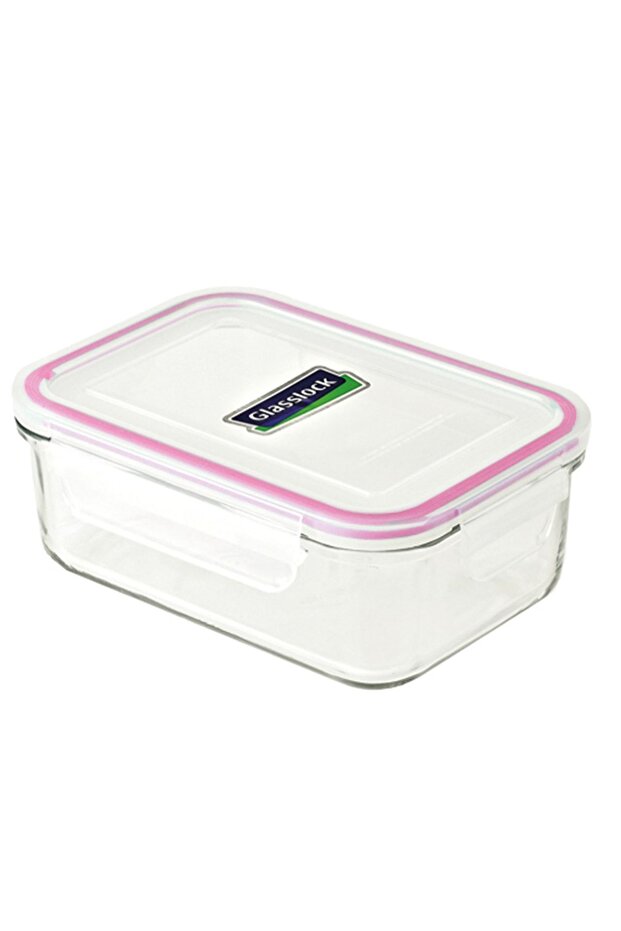 حاوية تخزين زجاجية مستطيلة مدببة سعة 480 مل - 1