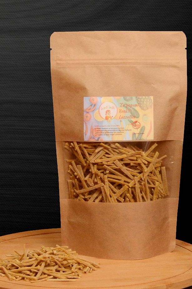 Ev Yapımı Karabuğday Havuç Ve Zerdeçallı Sebzeli Erişte Yeni Mahsül 250 gr - 1
