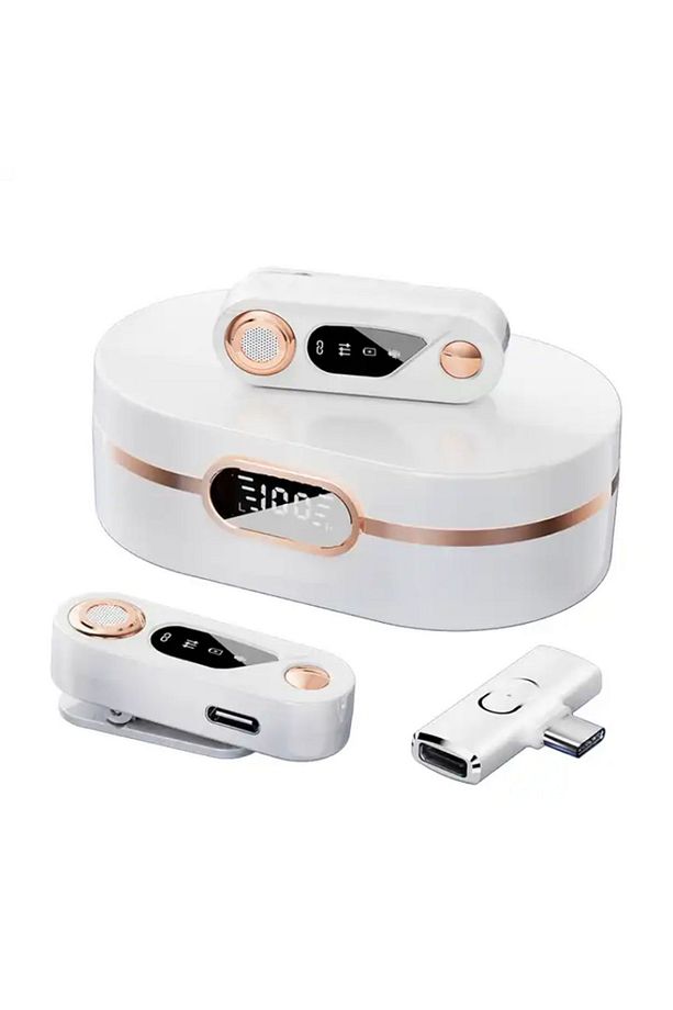 Yaka Mikrofonu Kablosuz Iphone 15 Serisi Ve Android Type-c Galaxy S23 S24 Uyumlu S36 - 5