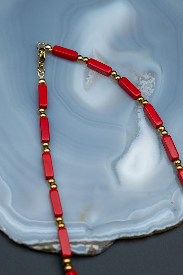 Corail Varasit Taşı Kolye - 3